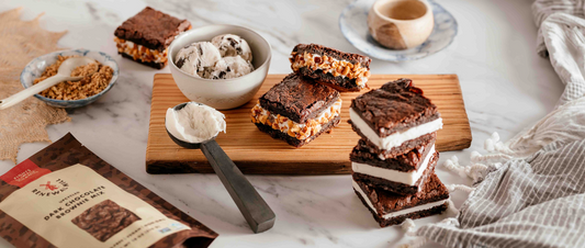 Brownie Ice Cream Sandwiches