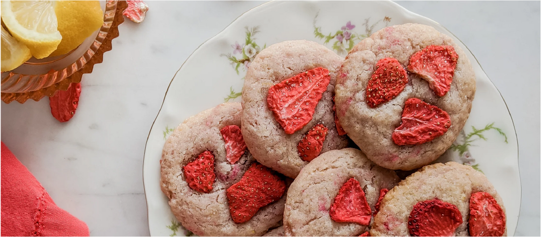 Strawberry Lemonade Sugar Cookies