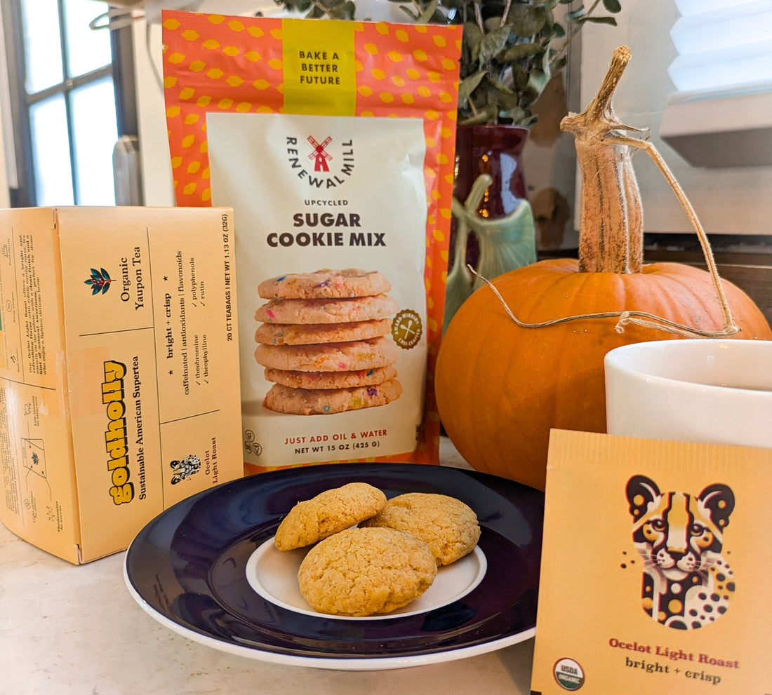 Pumpkin Pillow Tea Cookies