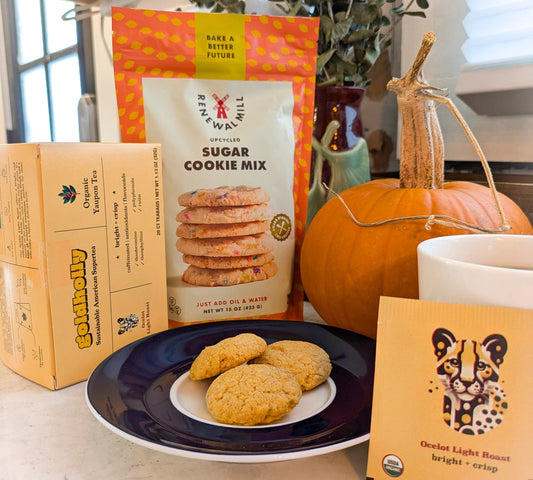 Pumpkin Pillow Tea Cookies